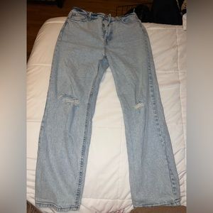 highest rise 90s Straight jeans
